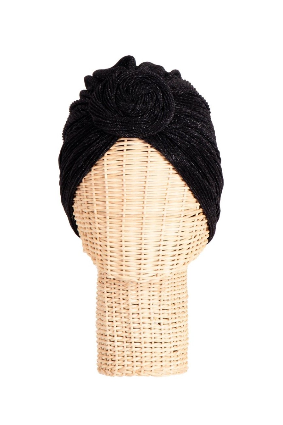 Accessories MILADYS | Lurex Knot Turban Black