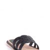 Shoes MILADYS | Glitter Slip On Sandal Black