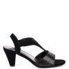 Shoes MILADYS | Comfort T-Bar Cone Heel Black