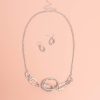 Accessories MILADYS | Necklace And Earring Set Silver