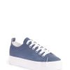 Shoes MILADYS | Lace Up Sneaker Denim Look Baby Blue