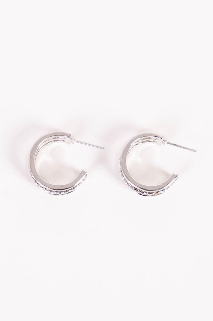 Accessories MILADYS | Hoop Earrings Silver