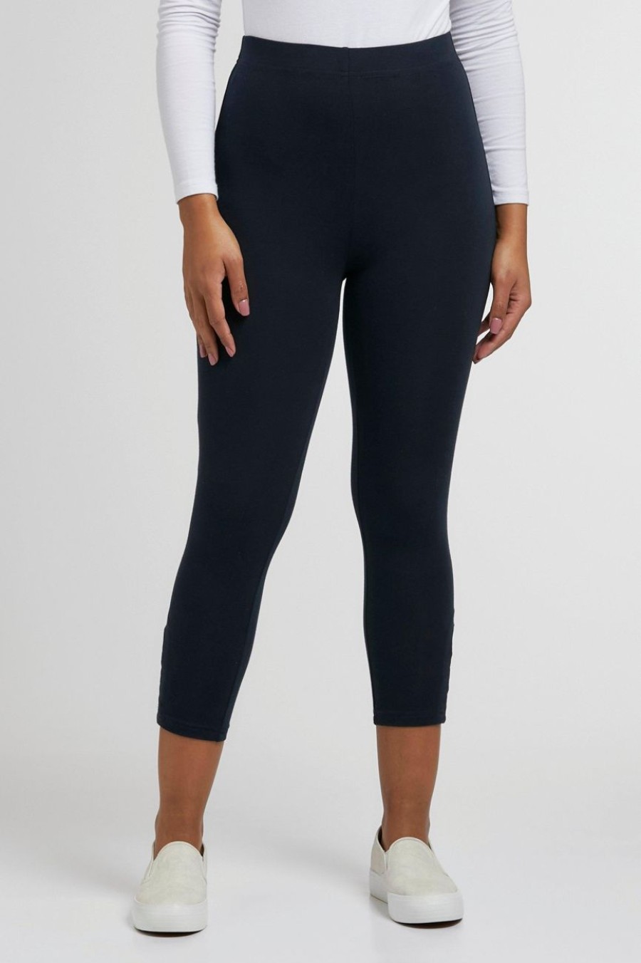 Clothing MILADYS | Cropped Leggings Navy