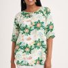 Clothing MILADYS | Floral Print Peasant Top Multi