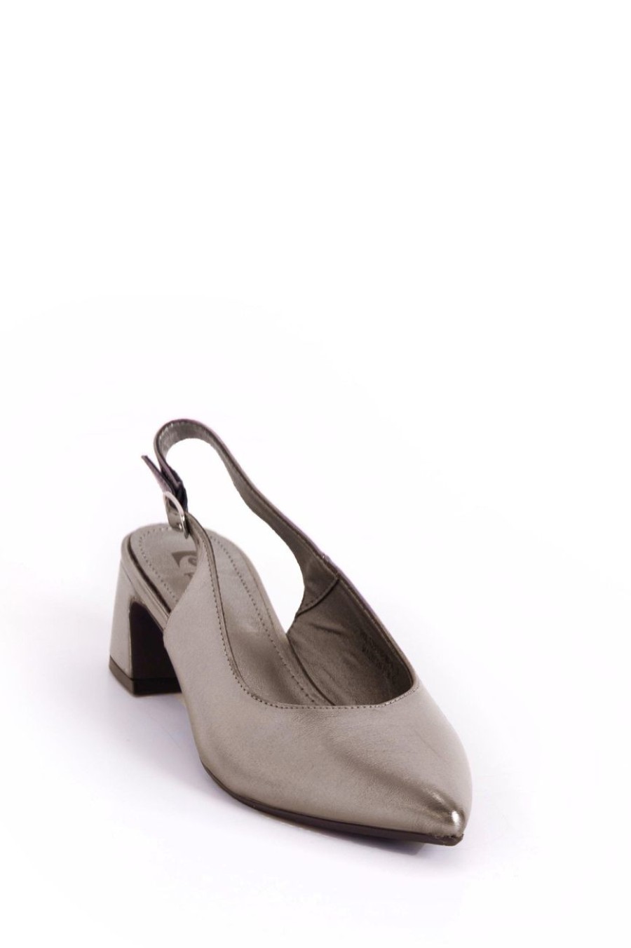 Shoes MILADYS | Slingback Court - Pierre Cardin Pewter