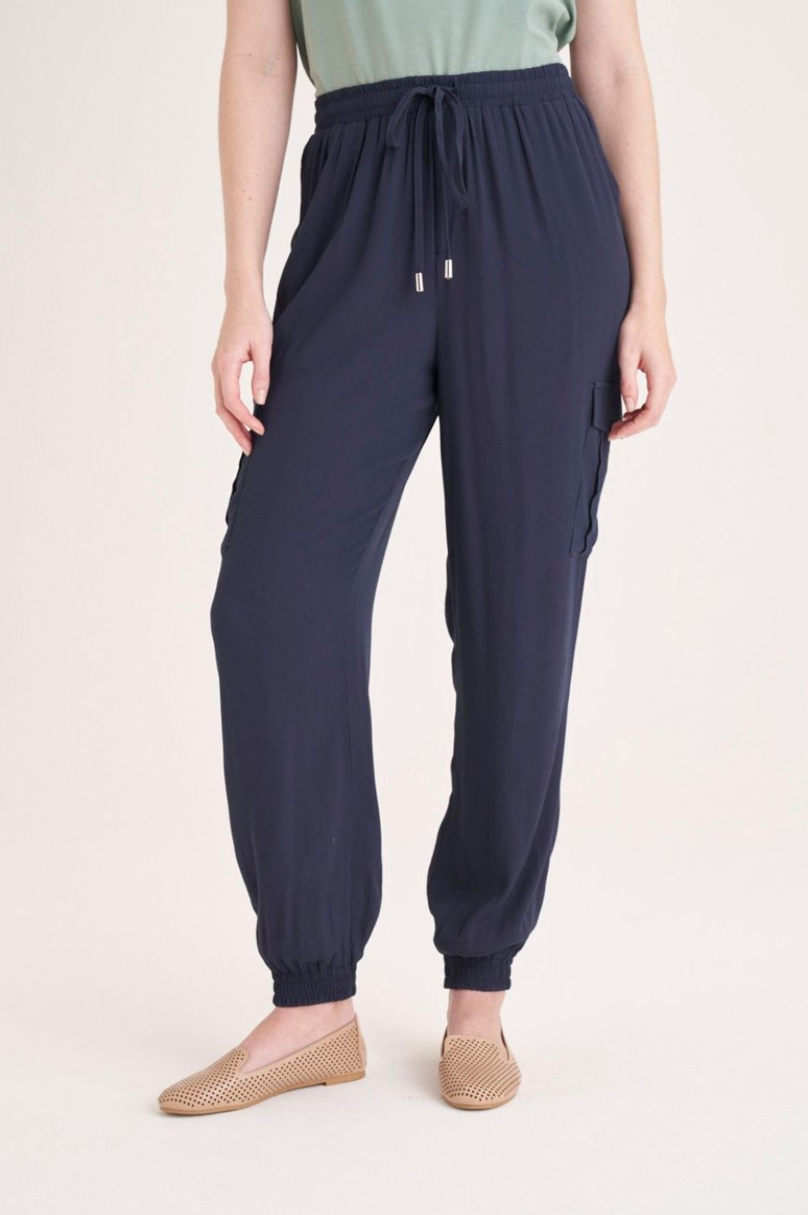 Clothing MILADYS | Cargo Joggers Navy