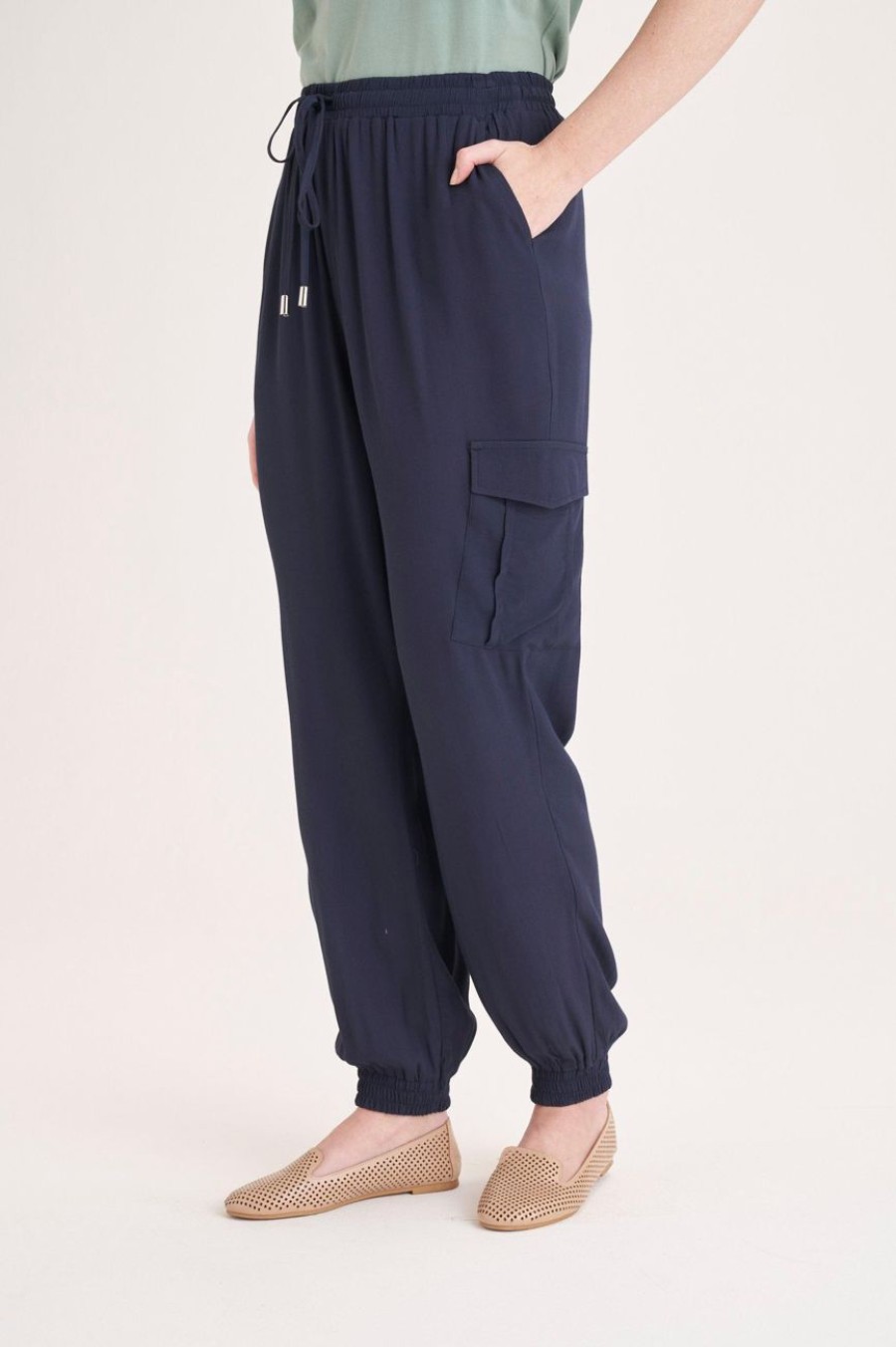 Clothing MILADYS | Cargo Joggers Navy