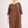 Clothing MILADYS | Animal Print A-Line Shift Dress Multi