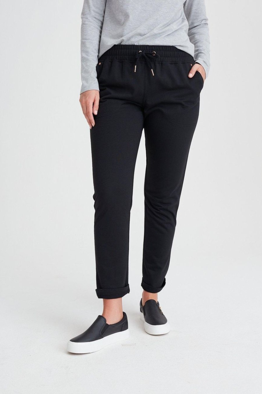 Clothing MILADYS | Fleece Trackpants Black