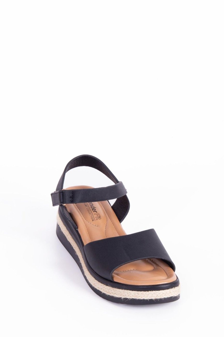 Shoes MILADYS | Wonderfit Wedge Sandals Black