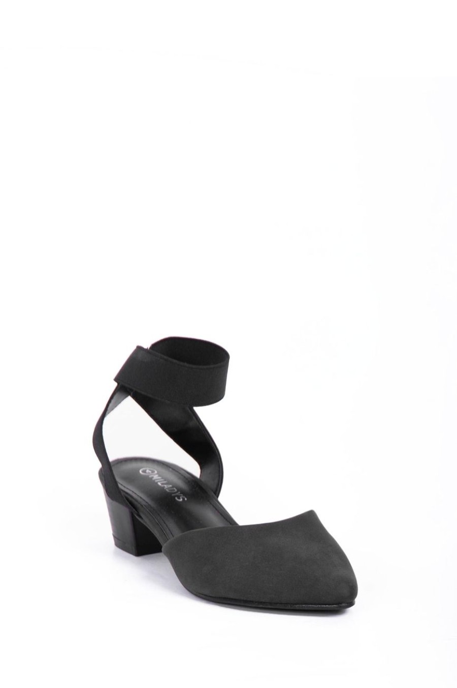 Shoes MILADYS | Pointed Toe Block Heel Black