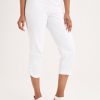 Clothing MILADYS | Sateen Crops White