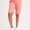 Clothing MILADYS | Cracker Cotton Bermuda Shorts Spiced Coral