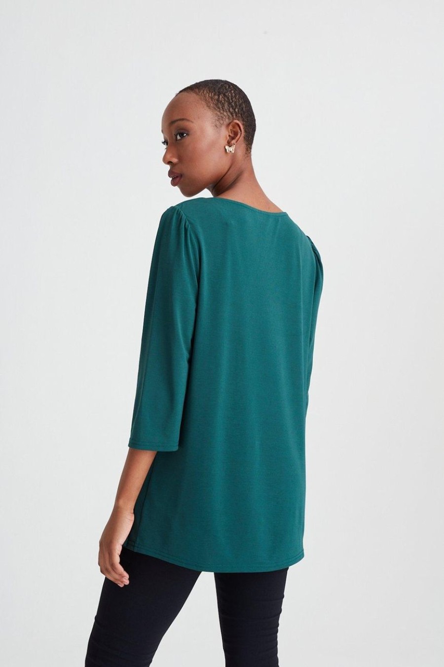 Clothing MILADYS | Top Forest Green