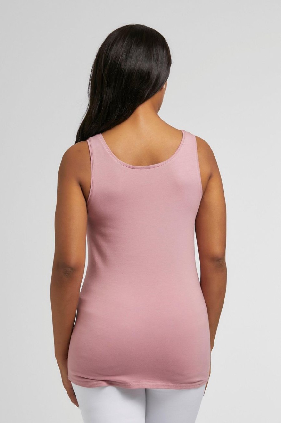 Clothing MILADYS | Basic Tank Pink Pink Glo