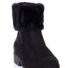 Shoes MILADYS | Faux Fur Ankle Boot Black