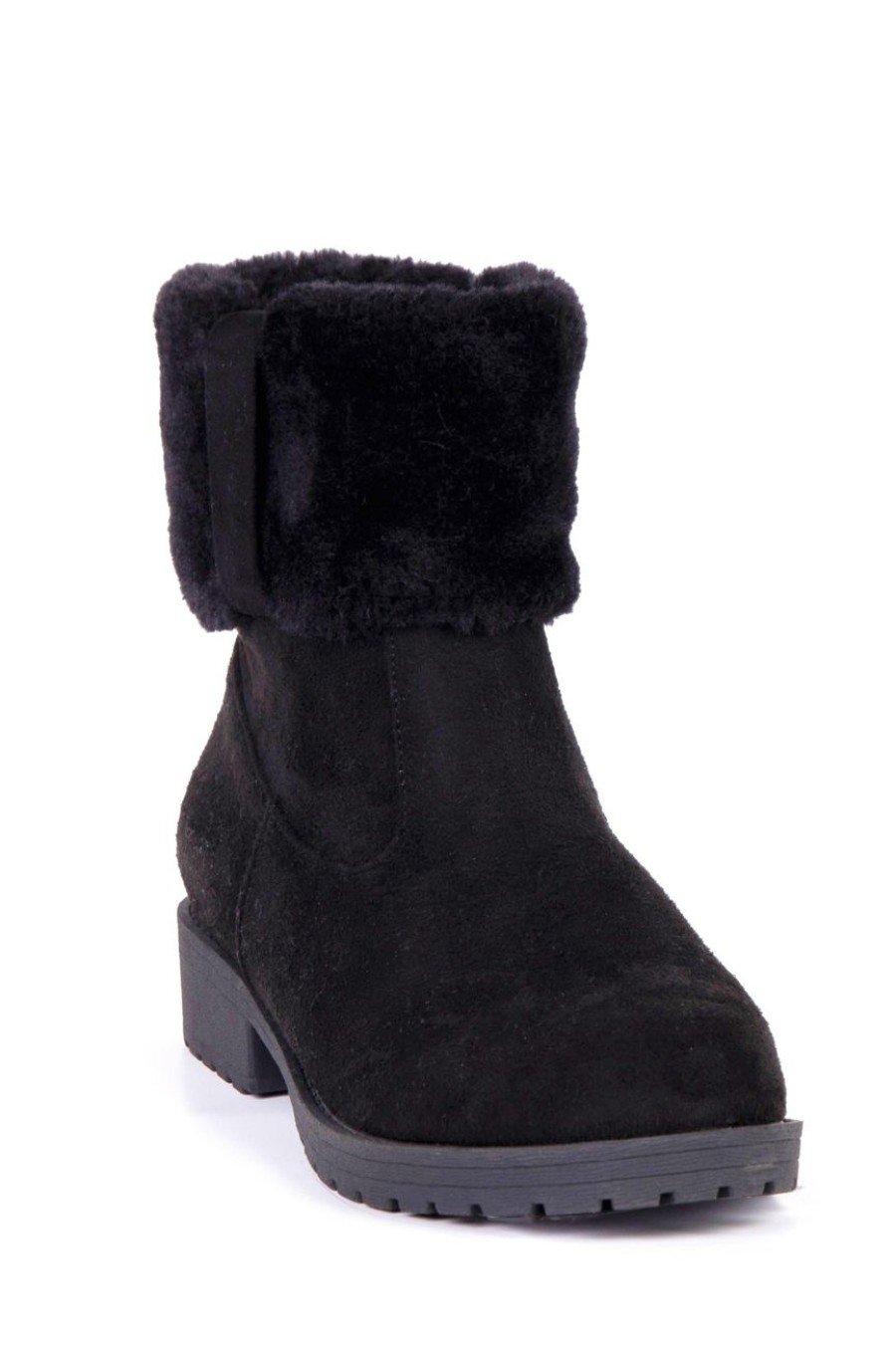 Shoes MILADYS | Faux Fur Ankle Boot Black