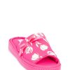 Shoes MILADYS | Open Toe Slippers Pink Cerise