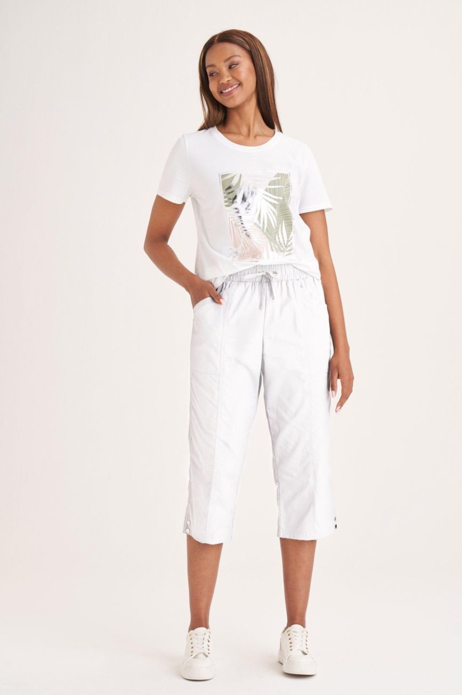 Clothing MILADYS | Cracker Cotton Crops White