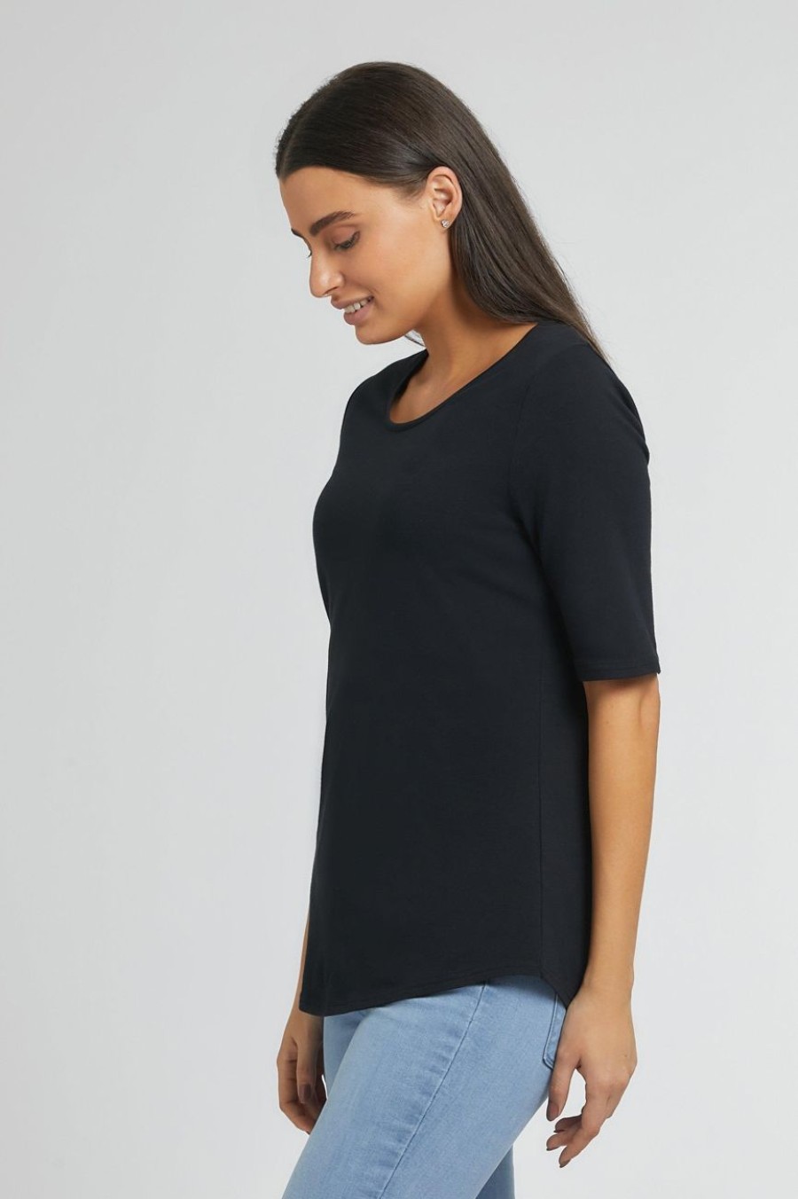 Clothing MILADYS | Short Sleeve T-Shirt Black