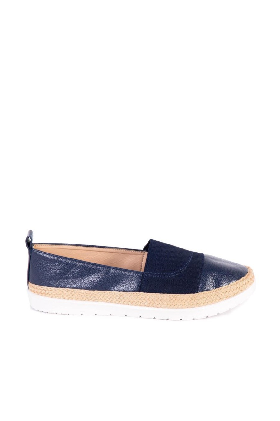 Shoes MILADYS | Casual Jutefox Elastic Shoe Navy