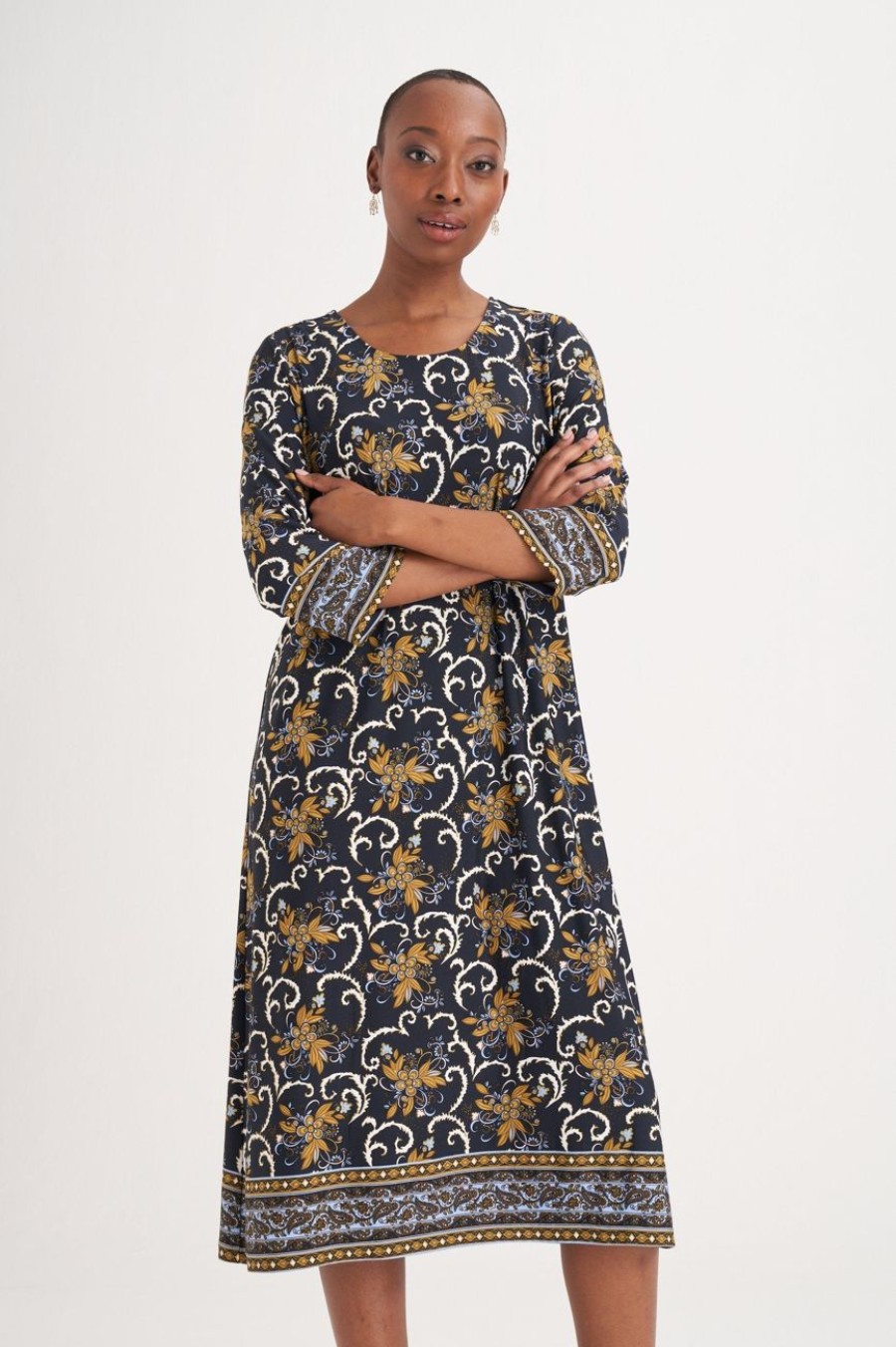 Clothing MILADYS | Paisley Printed A-Line Dress Multi