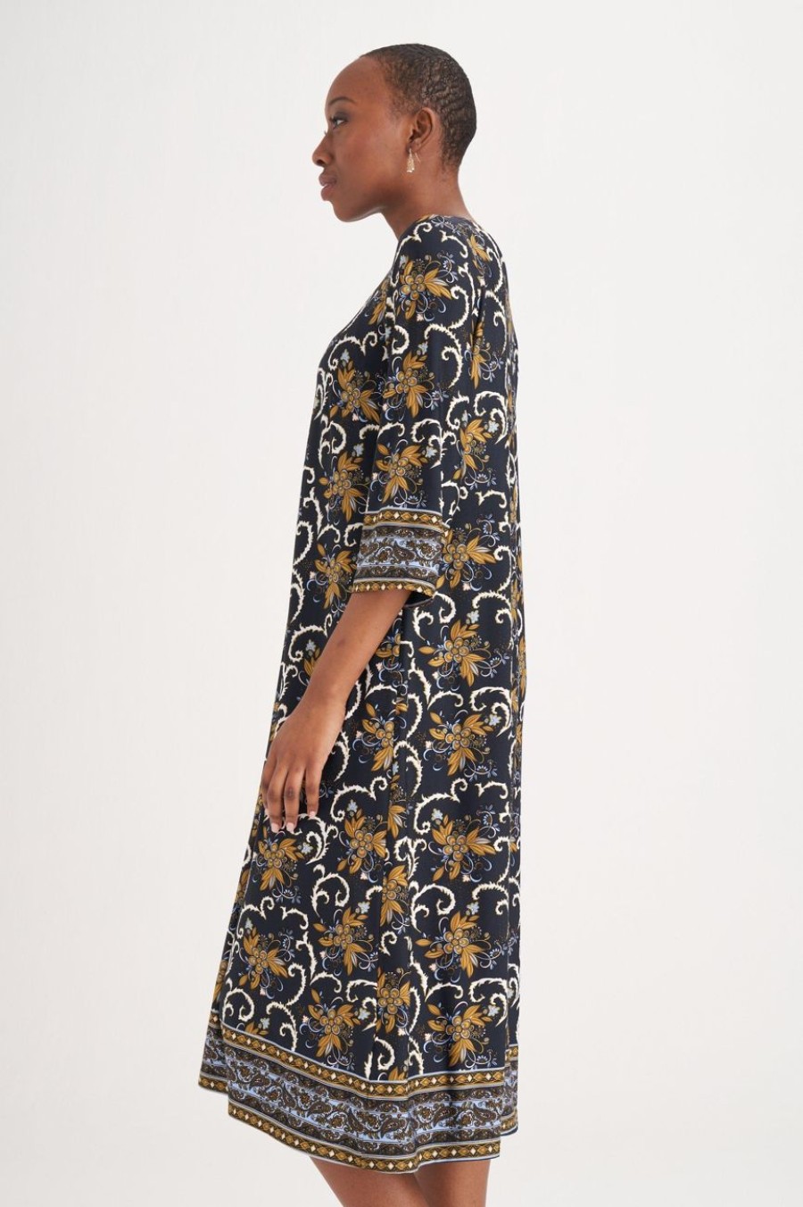 Clothing MILADYS | Paisley Printed A-Line Dress Multi