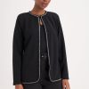 Clothing MILADYS | Detailed Blazer Black