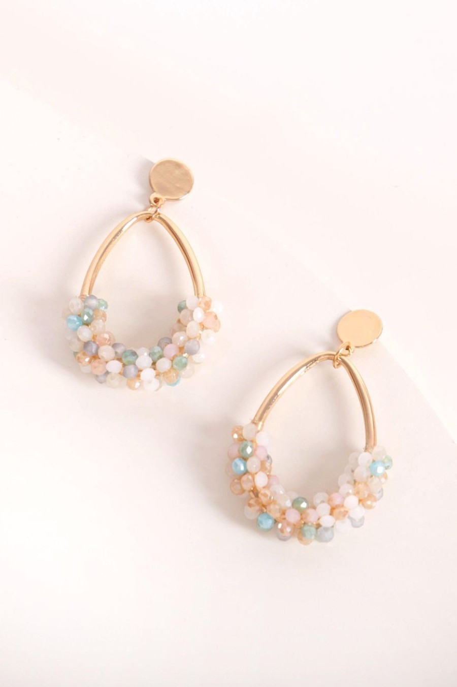 Accessories MILADYS | Beaded Drop Earrings Multi