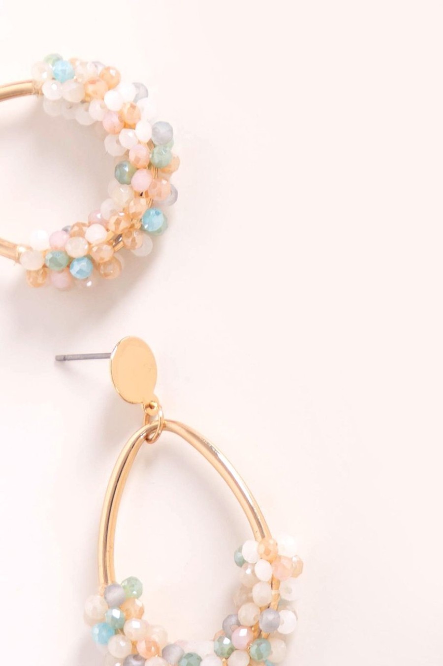 Accessories MILADYS | Beaded Drop Earrings Multi