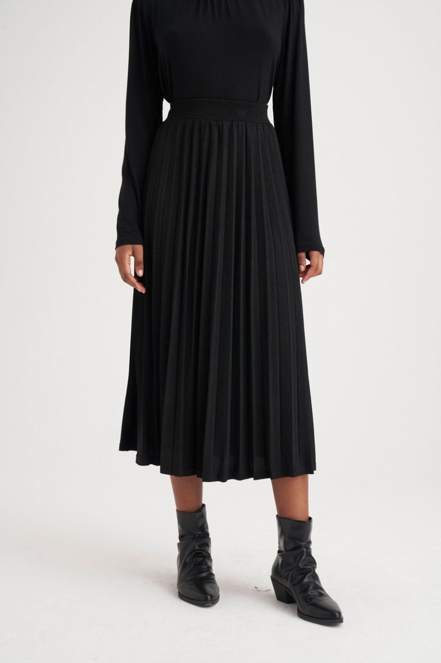 Clothing MILADYS | Pleated Skirt Black