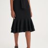 Clothing MILADYS | Peplum Frill Skirt Black