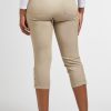 Clothing MILADYS | Pull On Jegging Crops Stone