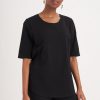 Clothing MILADYS | Basic Short Sleeve T-Shirt Black