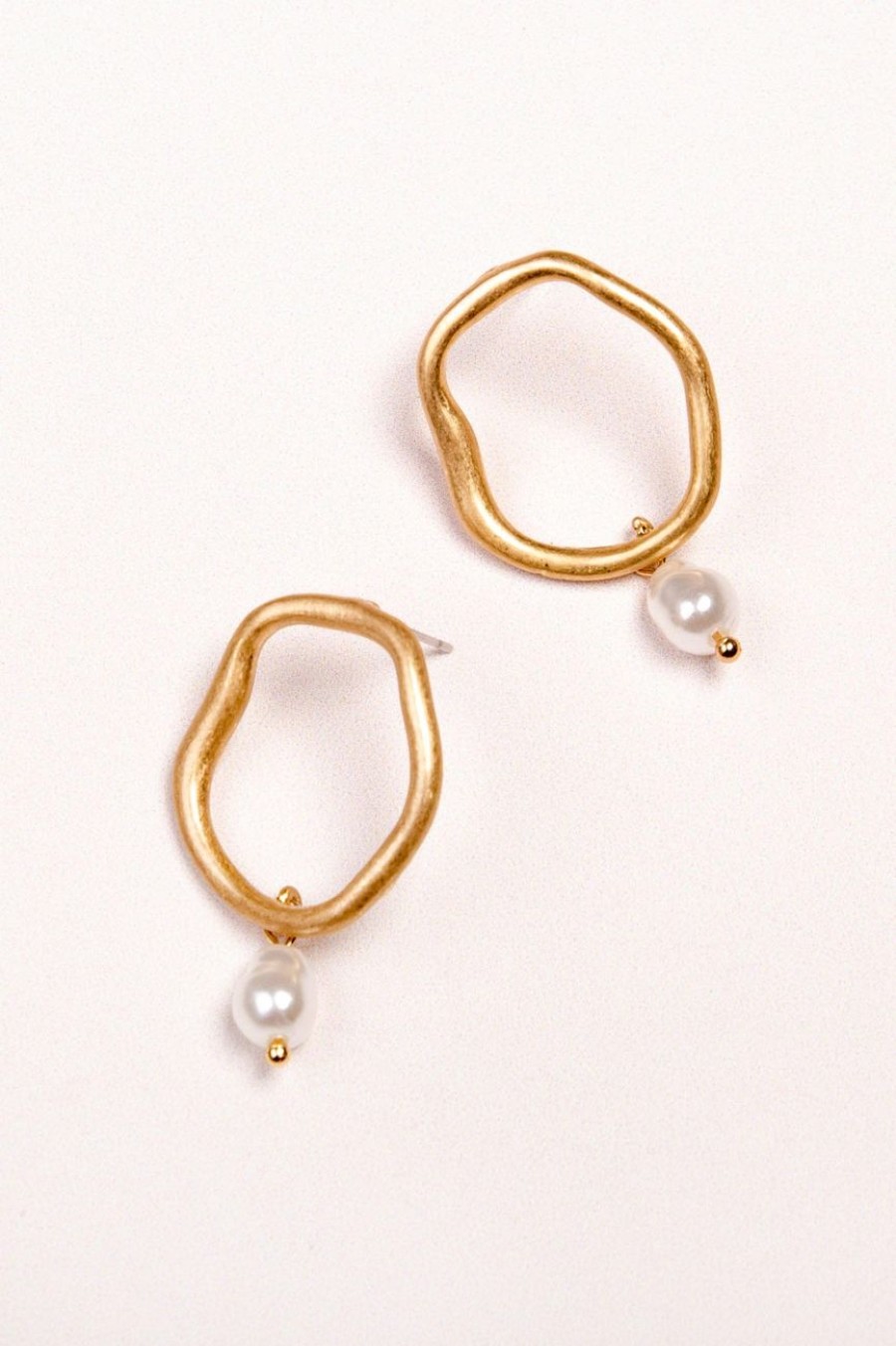 Accessories MILADYS | Drop Earrings Yellow Gold