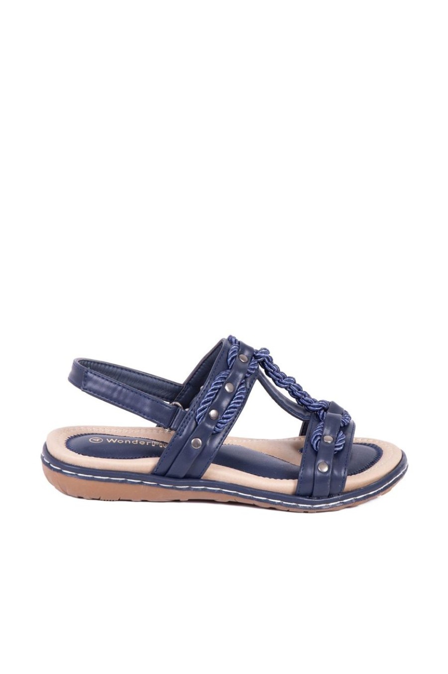 Shoes MILADYS | Wonderfit Slingback Sandal Navy