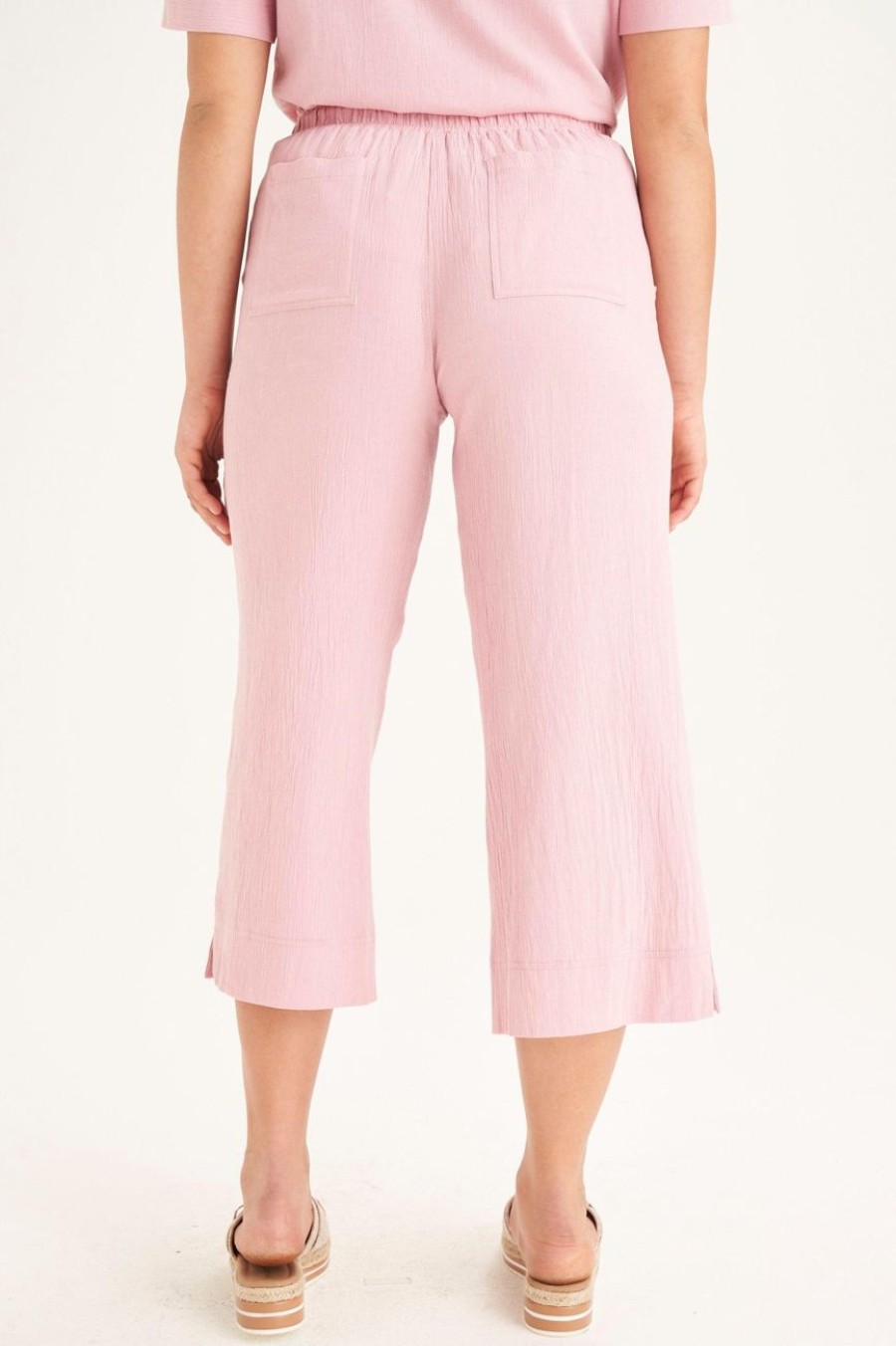 Clothing MILADYS | Crinkle Crops Dusty Pink