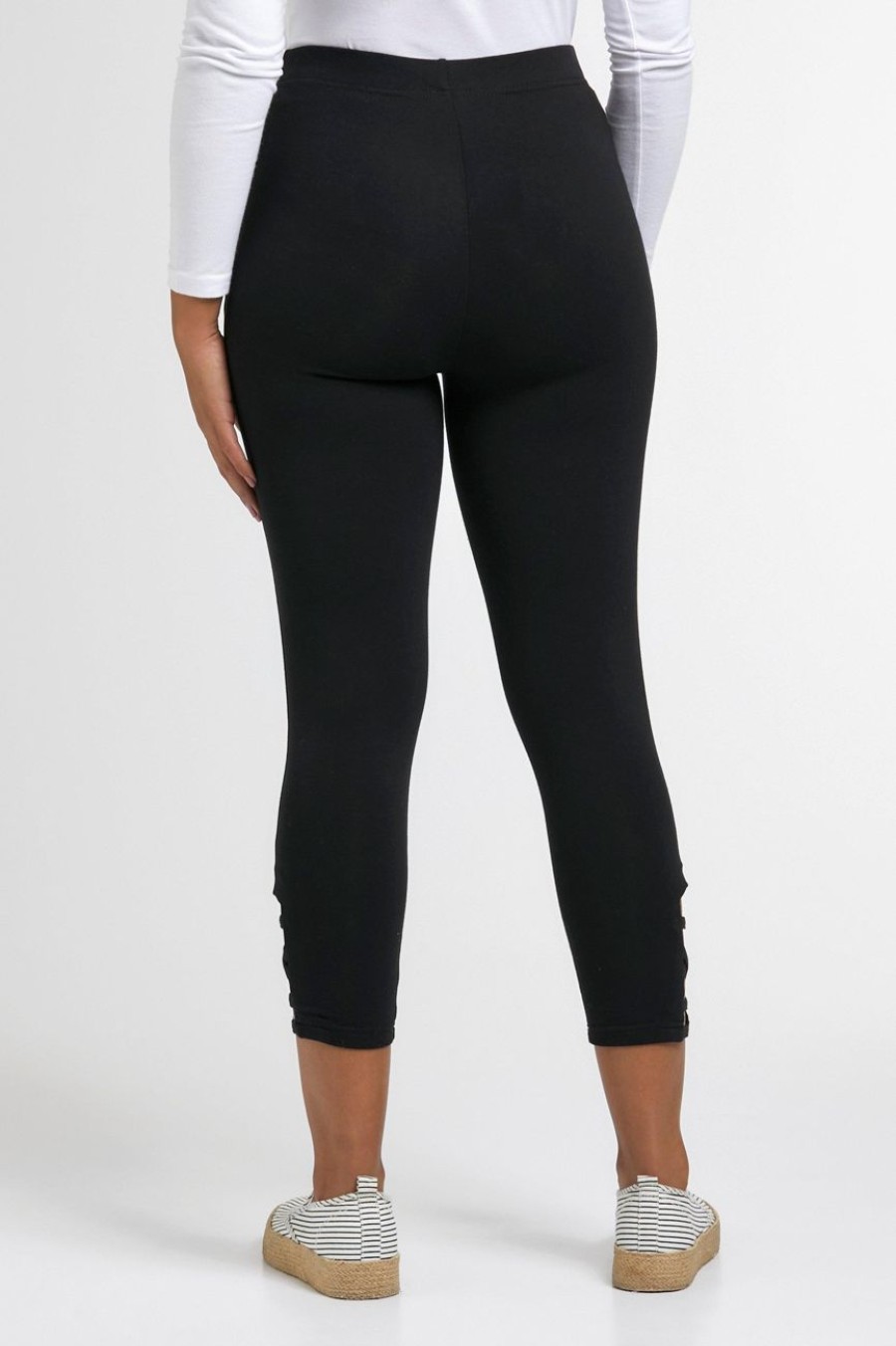 Clothing MILADYS | Cropped Leggings Black