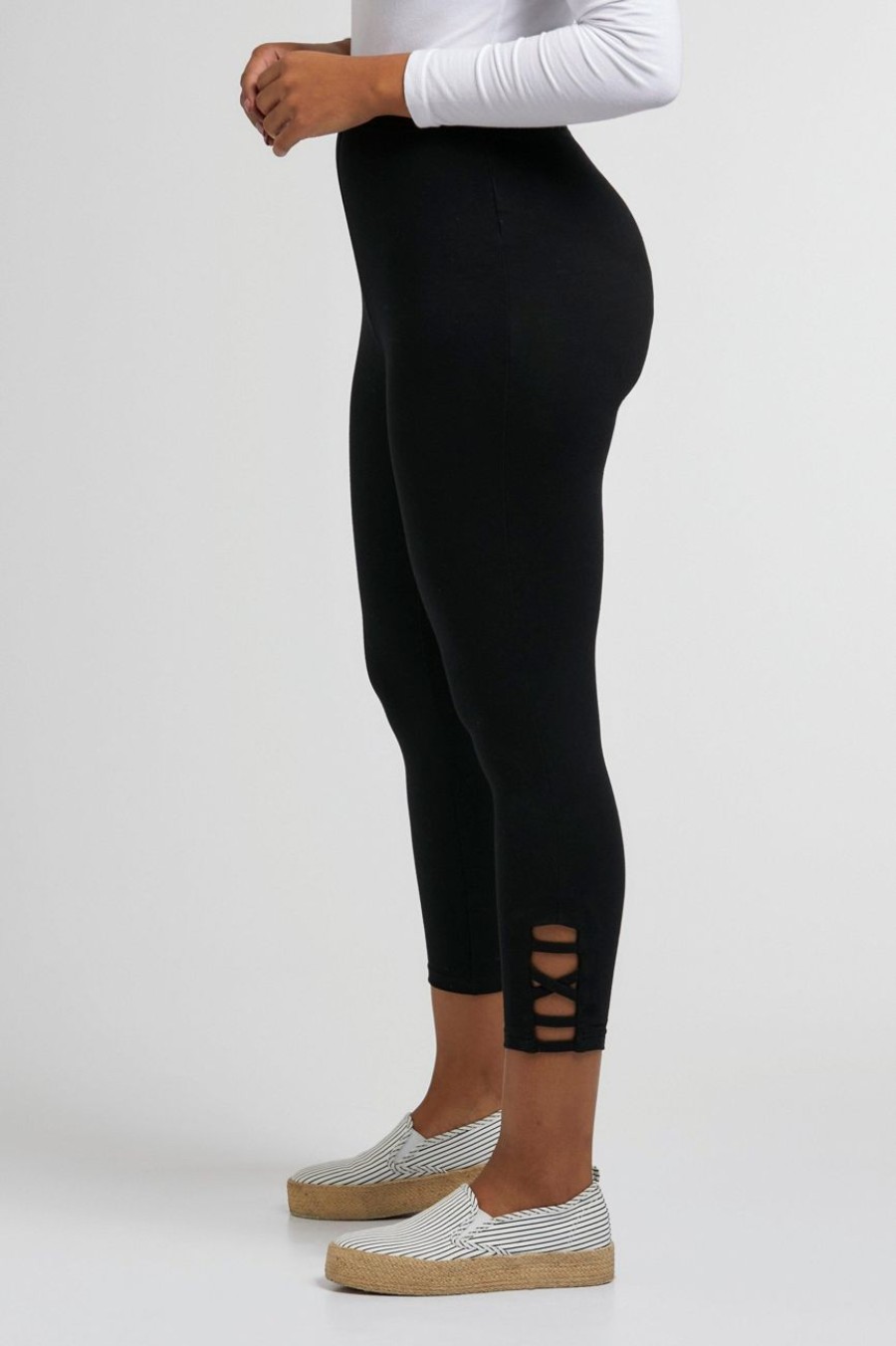 Clothing MILADYS | Cropped Leggings Black