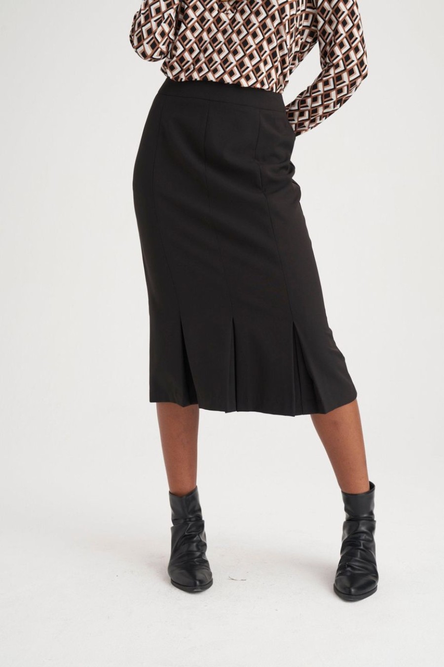 Clothing MILADYS | Pleated Skirt Black