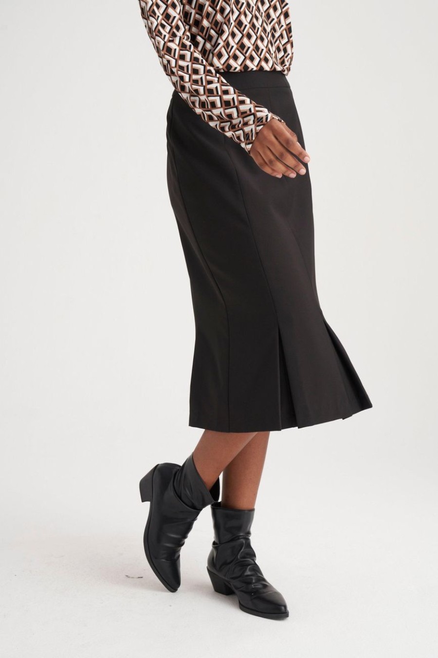 Clothing MILADYS | Pleated Skirt Black