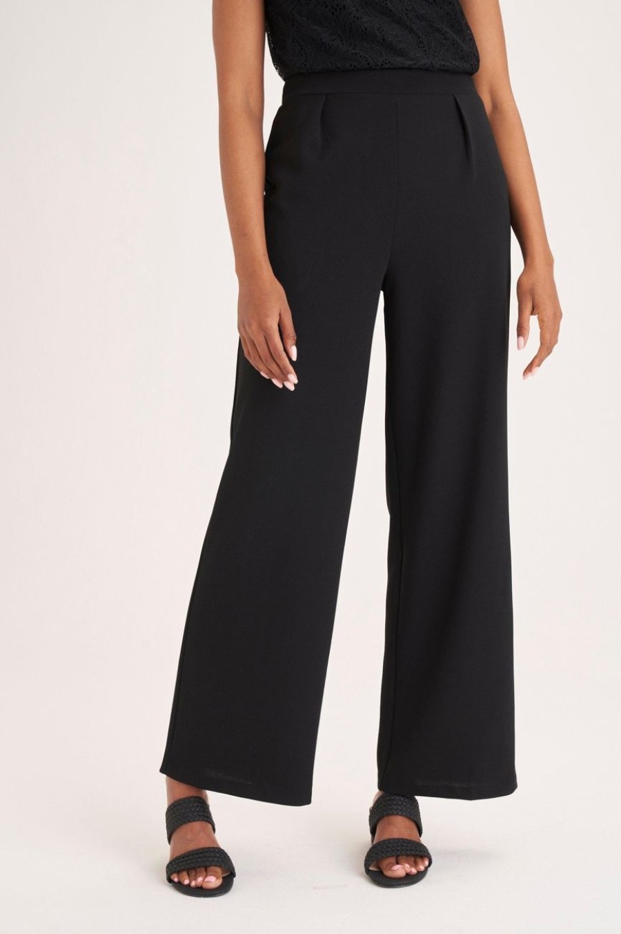 Clothing MILADYS | Wide Leg Pants Black