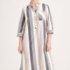 Clothing MILADYS | Stripe A-Line Shirt Dress Multi