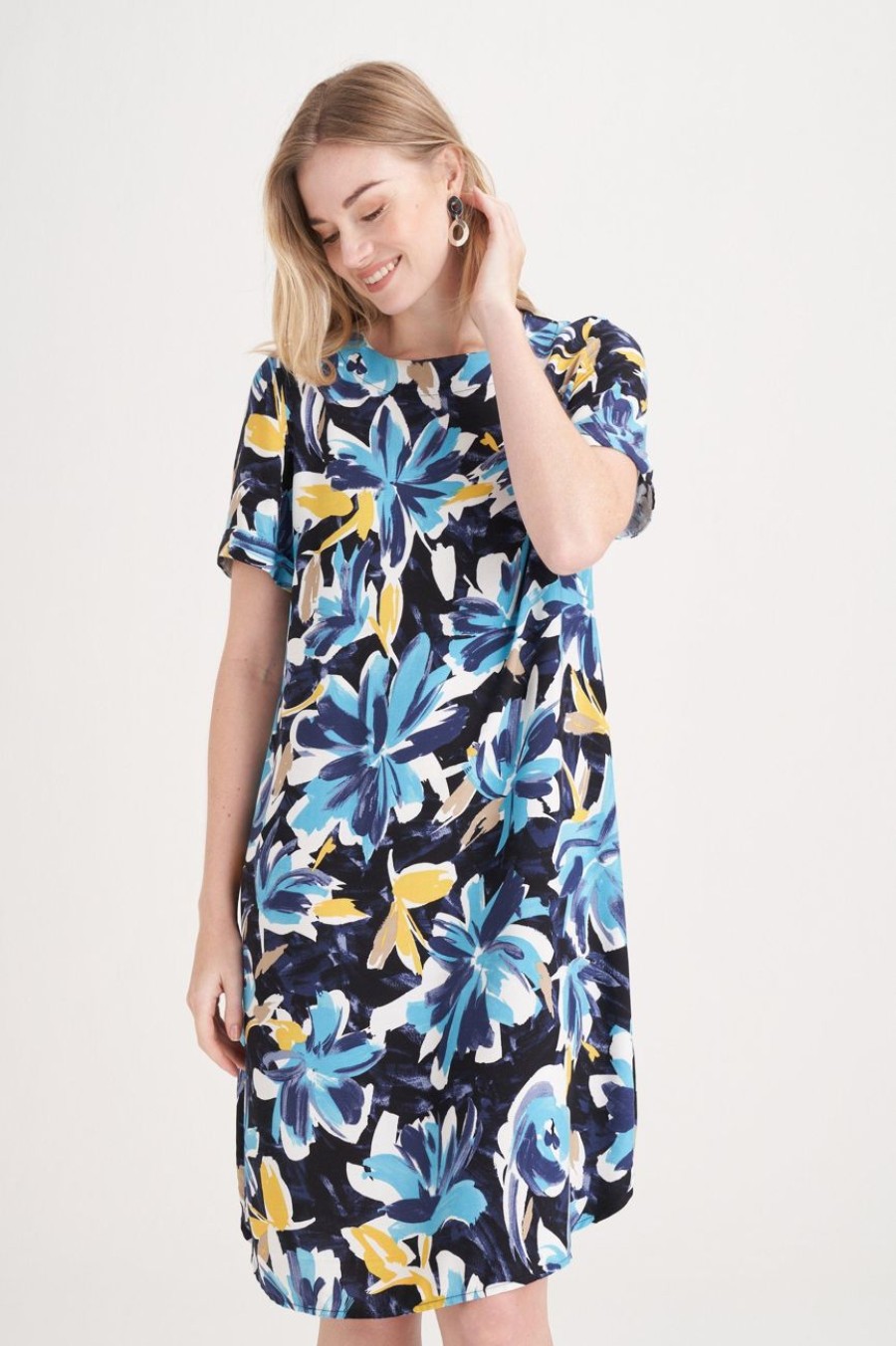 Clothing MILADYS | Floral Print A-Line Dress Multi