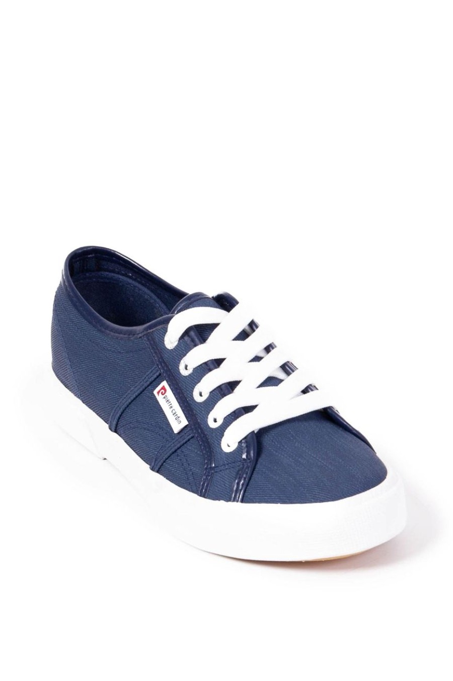 Shoes MILADYS | Lace Up Sneaker - Pierre Cardin Navy