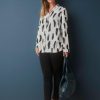 Clothing MILADYS | Longer Length Paint Print Shirt Multi