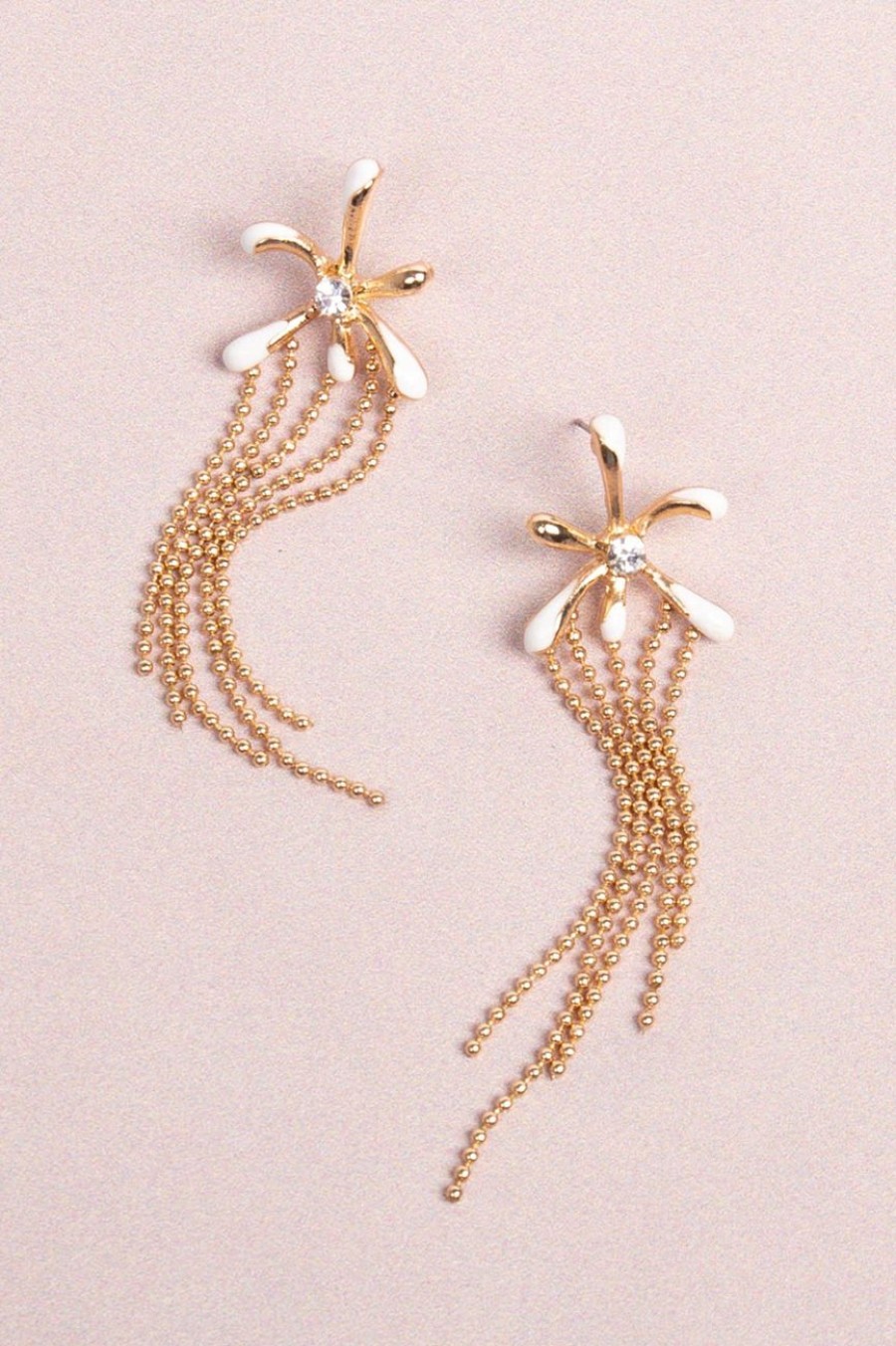 Accessories MILADYS | Drop Earrings Yellow Gold