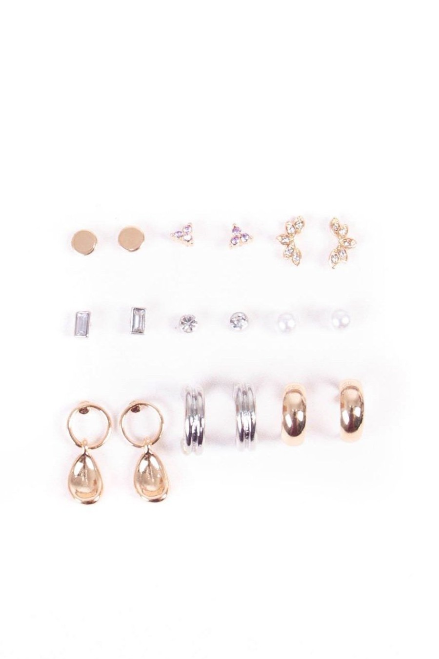 Accessories MILADYS | 9 Pack Earrings Multi