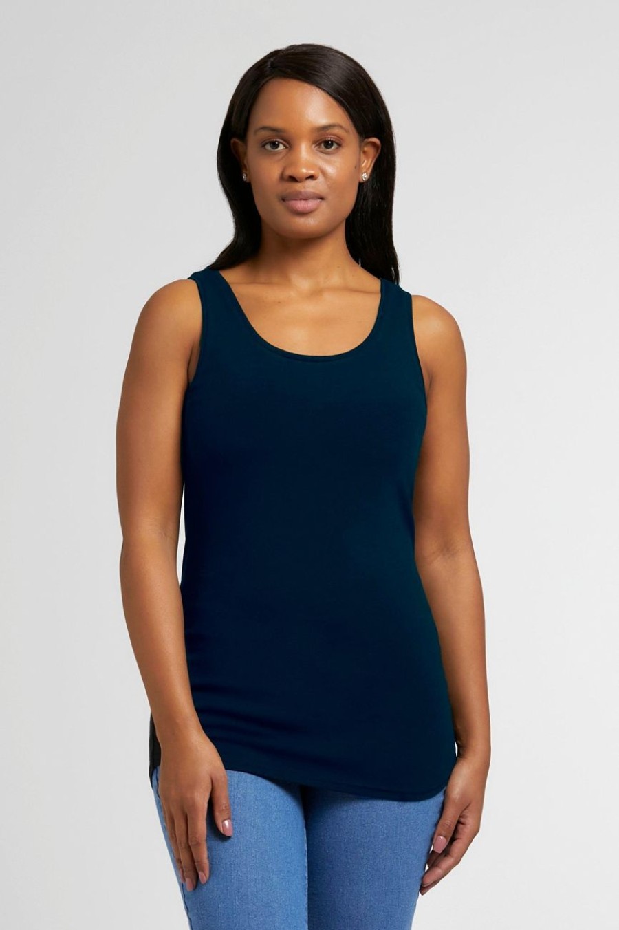 Clothing MILADYS | Basic Tank Navy