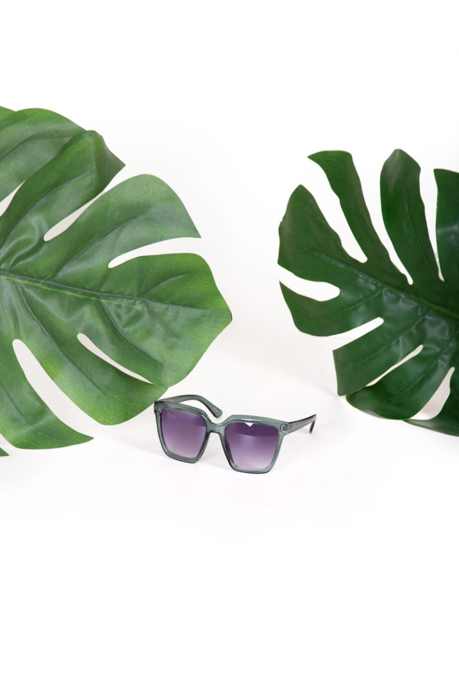 Accessories MILADYS | Square Sunglasses Green Sea Green